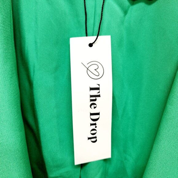 The Drop Womens Green Blazer Jacket Size 4X Lightweight With Pockets - Picture 7 of 13